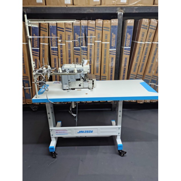 Máquina Interlok Eletrônica P/ Viés de Gola Polo - Modelo EC7-5D-SUT Jakesew (220V)