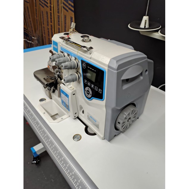 Máquina Interlok Eletrônica C/ Chip Inteligencia Artificial Motor Direct Drive - Modelo EC7-5D-SUT Jakesew (220v)