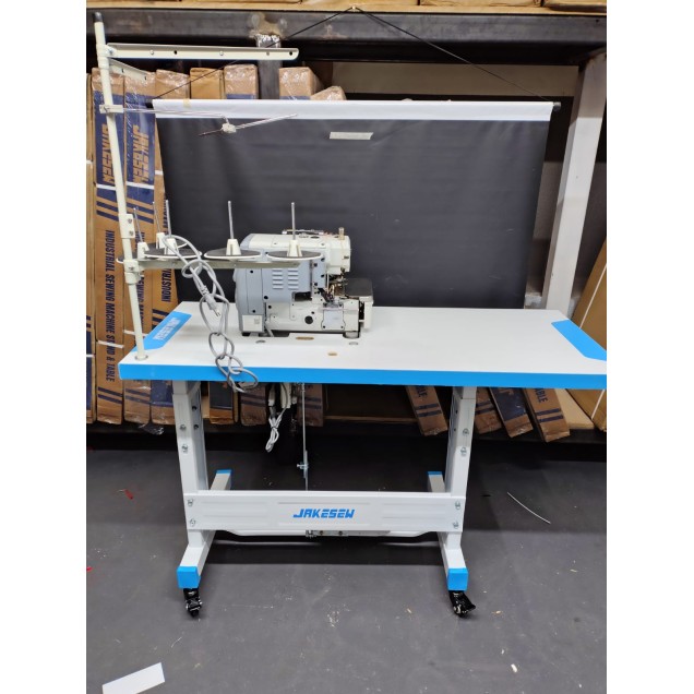 Máquina Interlok Eletrônica C/ Chip Inteligencia Artificial Motor Direct Drive - Modelo EC7-5D-SUT Jakesew (220v)